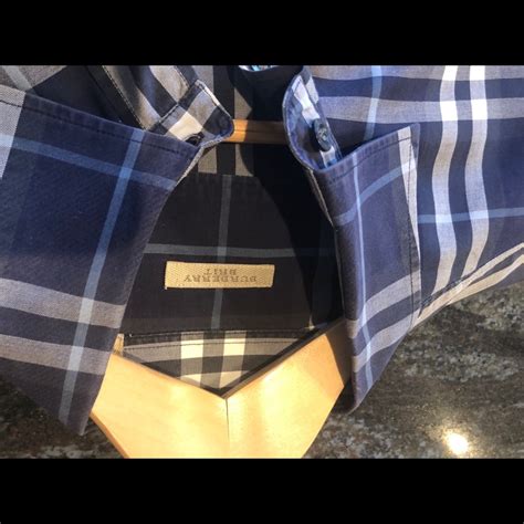 Burberry London Exploded Check Print Button